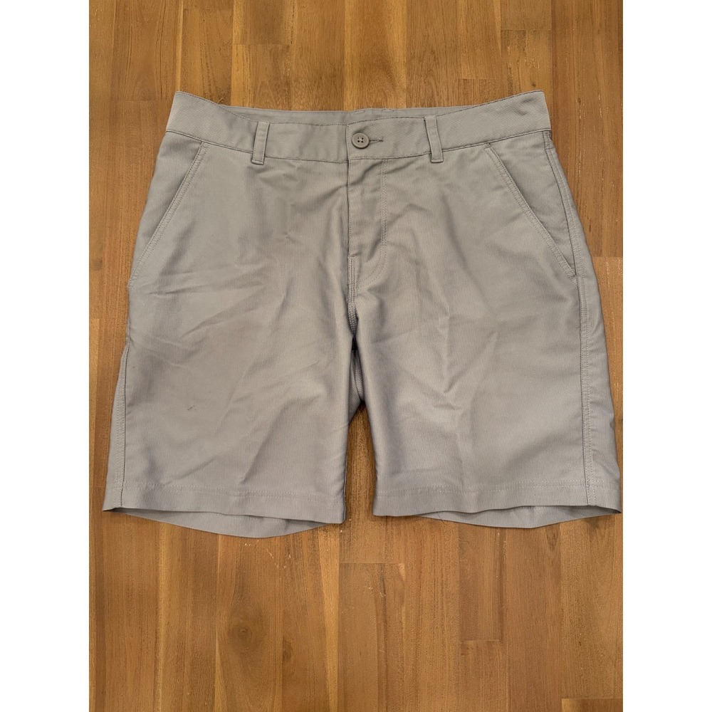 Columbia‎ Omni-Wick Grey Micro Corduroy Hiking Golf Shorts 32W 8L Regular Fit